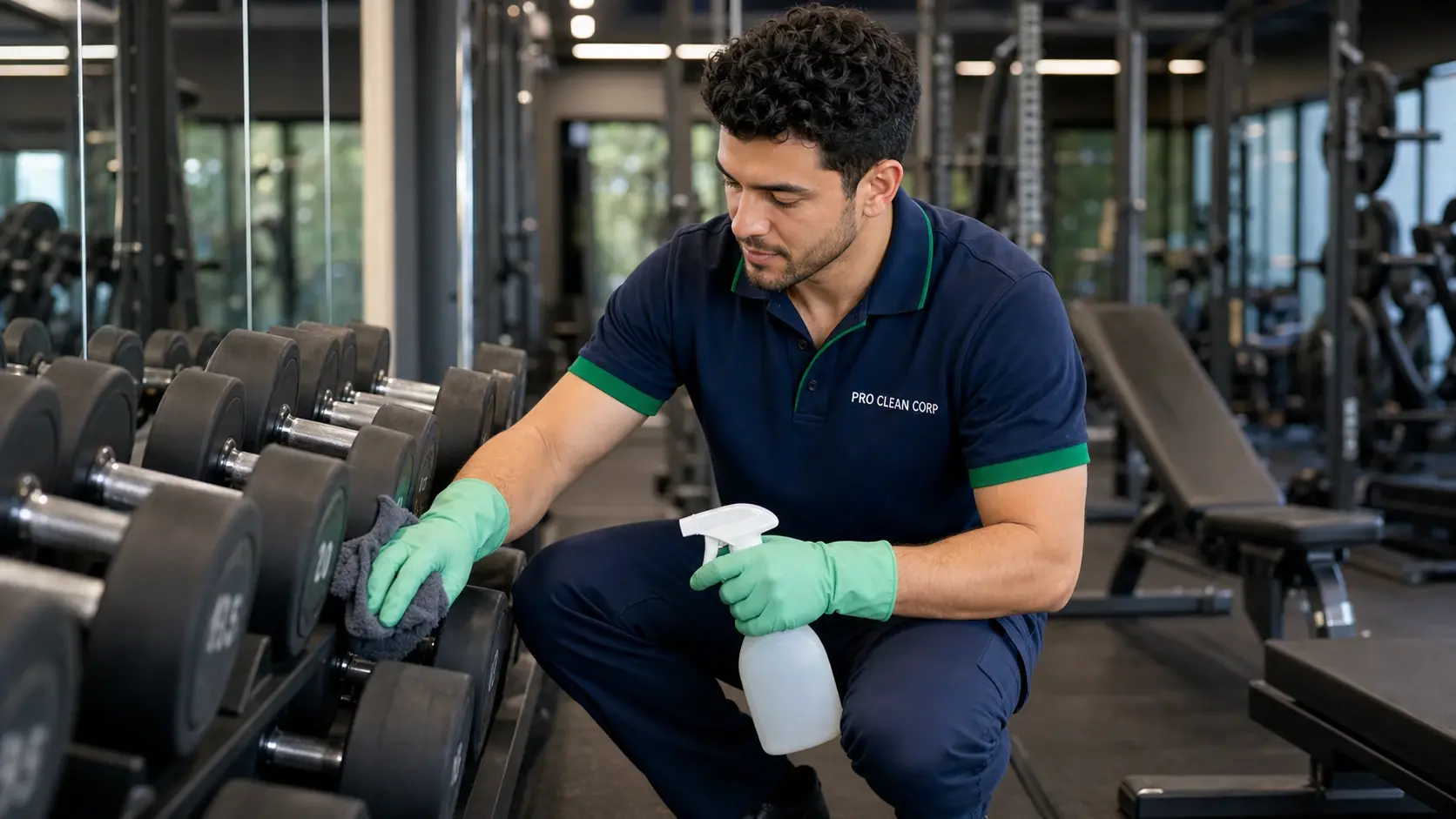 Gym Cleaning Overview Parramatta